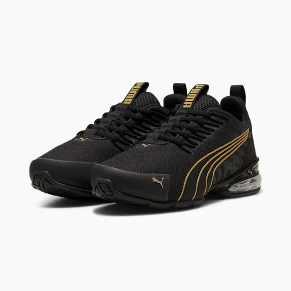Puma Lifestyle Voltaic Evo 039s Training Shoes Puma Blackpuma Gold 8211 Women