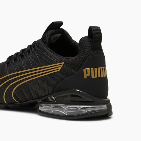 Puma Lifestyle Voltaic Evo 039s Training Shoes Puma Blackpuma Gold 8211 Women