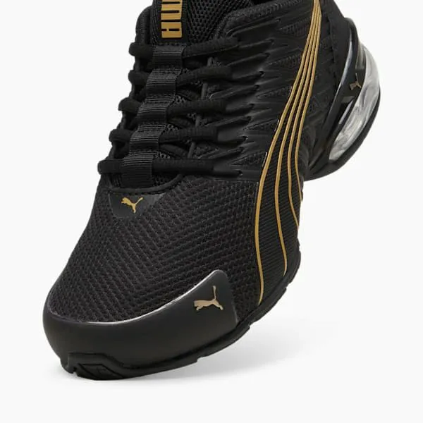 Puma Lifestyle Voltaic Evo 039s Training Shoes Puma Blackpuma Gold 8211 Women