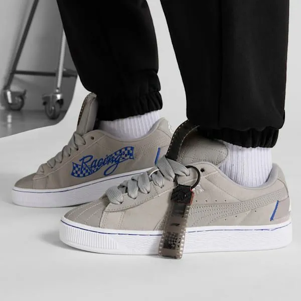 Puma Motorsport F1 Suede XL 75 Years Hero Sneakers Matte Silvervivid Blue 8211 Women Puma Motorsport F1 Suede XL 75 Years Hero Sneakers Matte Silvervivid Blue 8211 Women