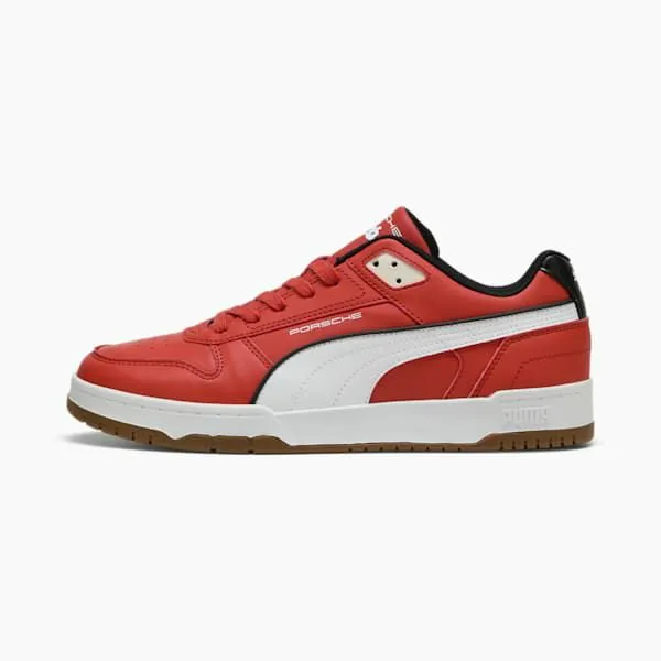 Puma Motorsport Porsche Legacy RBD Game 039s Low Sneakers Red Firepuma White 8211 Men Puma Motorsport Porsche Legacy RBD Game 039s Low Sneakers Red Firepuma White 8211 Men