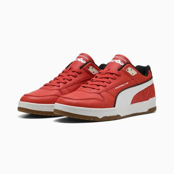 Puma Motorsport Porsche Legacy RBD Game 039s Low Sneakers Red Firepuma White 8211 Men Puma Motorsport Porsche Legacy RBD Game 039s Low Sneakers Red Firepuma White 8211 Men