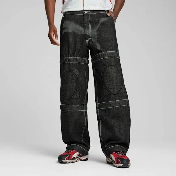 Puma Pants AAP ROCKY X PUMA 039s Knee Pad Pants Puma Blackdenim 8211 Men
