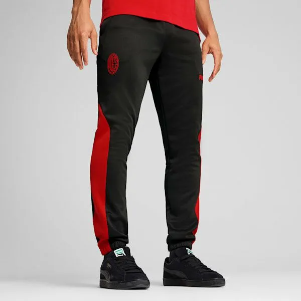 Puma Pants AC Milan FtblNRGY 039s Pants Puma Blackfor All Time Red 8211 Men