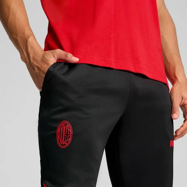 Puma Pants AC Milan FtblNRGY 039s Pants Puma Blackfor All Time Red 8211 Men