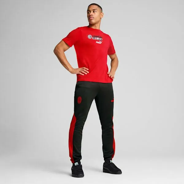 Puma Pants AC Milan FtblNRGY 039s Pants Puma Blackfor All Time Red 8211 Men