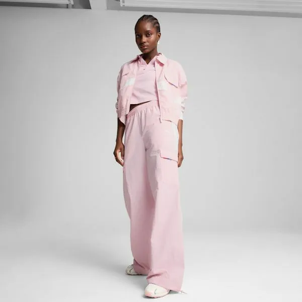 Puma Pants BMW M Motorsport 039s Woven Cargo Pants Rose Mauve 8211 Women
