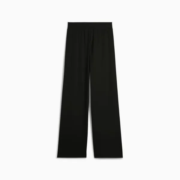 Puma Pants ESS ELEVATED HighWaist Straight Leg Rib Pants Puma Black 8211 Women