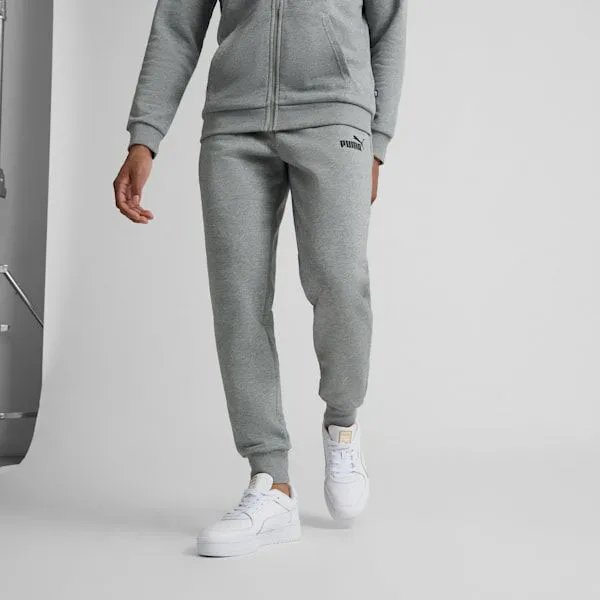Puma Pants Essentials Logo 039s Sweatpants Medium Gray Heather 8211 Men