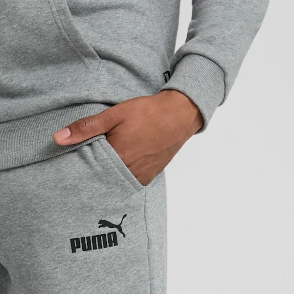 Puma Pants Essentials Logo 039s Sweatpants Medium Gray Heather 8211 Men