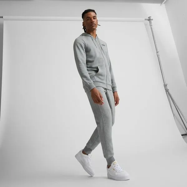 Puma Pants Essentials Logo 039s Sweatpants Medium Gray Heather 8211 Men