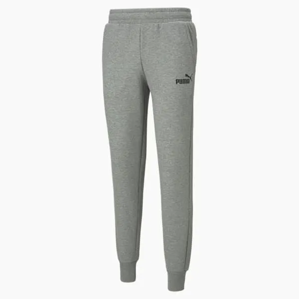 Puma Pants Essentials Logo 039s Sweatpants Medium Gray Heather 8211 Men