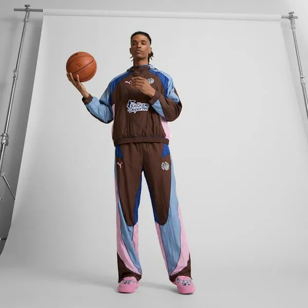 Puma Pants PUMA X KIDSUPER 039s Basketball Track Pants Chestnut Brown 8211 Men