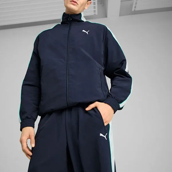 Puma Pants T7 039s Oversized Track Pants New Navy 8211 Men