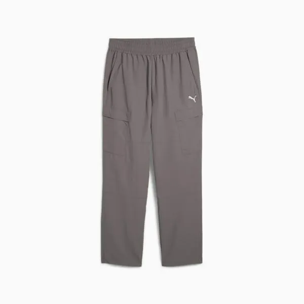 Puma Pants WARDROBE ESSENTIALS 039s Relaxed Cargo Pants Cast Iron 8211 Men