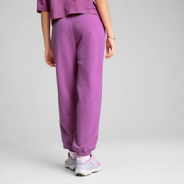 Puma Pants Wardrobe Essentials 039s Relaxed Sweatpants Wild Berry 8211 Women