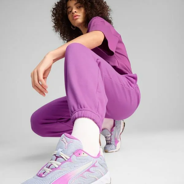 Puma Pants Wardrobe Essentials 039s Relaxed Sweatpants Wild Berry 8211 Women