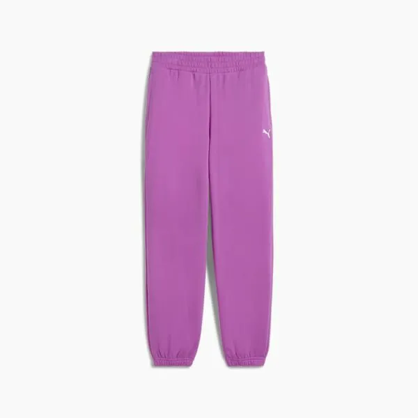 Puma Pants Wardrobe Essentials 039s Relaxed Sweatpants Wild Berry 8211 Women