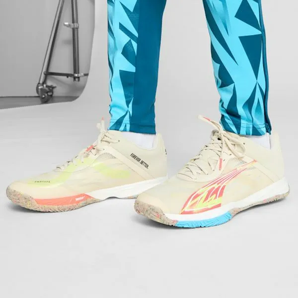 Puma Racquet Sports Accelerate NITRO SQD FOREVERBETTER 039s Court Shoes Alpine Snowneon Sun 8211 Men