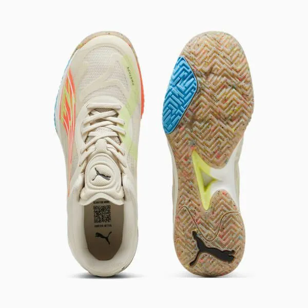 Puma Racquet Sports Accelerate NITRO SQD FOREVERBETTER 039s Court Shoes Alpine Snowneon Sun 8211 Men