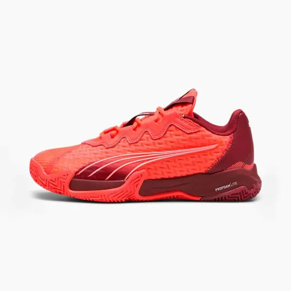 Puma Racquet Sports NOVA Elite Padel 039s Sneakers Glowing Reddark Crimsonpuma White 8211 Men Puma Racquet Sports NOVA Elite Padel 039s Sneakers Glowing Reddark Crimsonpuma White 8211 Men