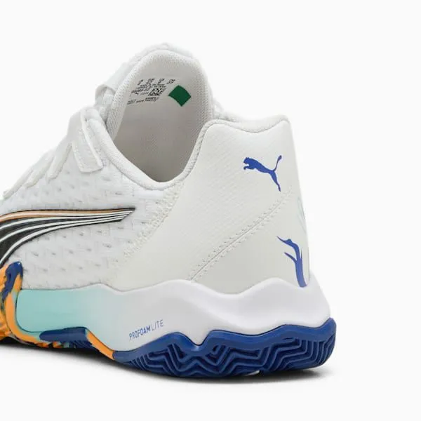 Puma Racquet Sports NOVA Elite Padel 039s Sneakers Puma Whitepuma Blackvivid Blueheat Fire 8211 Men