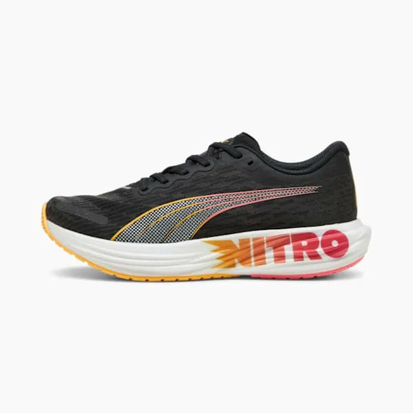 Puma Running Deviate NITRO 2 039s Road Running Shoes Puma Blacksun Streamsunset Glow 8211 Men Puma Running Deviate NITRO 2 039s Road Running Shoes Puma Blacksun Streamsunset Glow 8211 Men