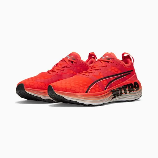 Puma Running ForeverRun NITRO 039s Running Shoes Cherry Tomatopuma Black 8211 Men Puma Running ForeverRun NITRO 039s Running Shoes Cherry Tomatopuma Black 8211 Men