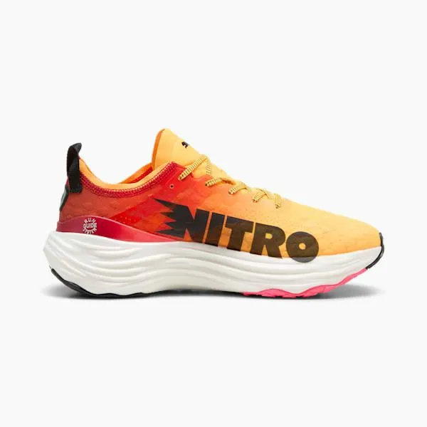 Puma Running ForeverRun NITRO FADE 039s Road Running Shoes Sun Streamsunset Glowpuma White 8211 Men Puma Running ForeverRun NITRO FADE 039s Road Running Shoes Sun Streamsunset Glowpuma White 8211 Men