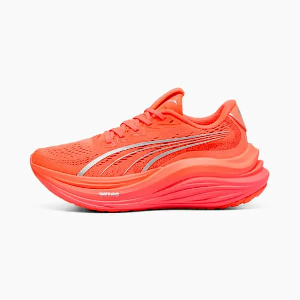 Puma Running MagMax NITRO 039s Road Running Shoes Glowing Redpuma Silver 8211 Women Puma Running MagMax NITRO 039s Road Running Shoes Glowing Redpuma Silver 8211 Women