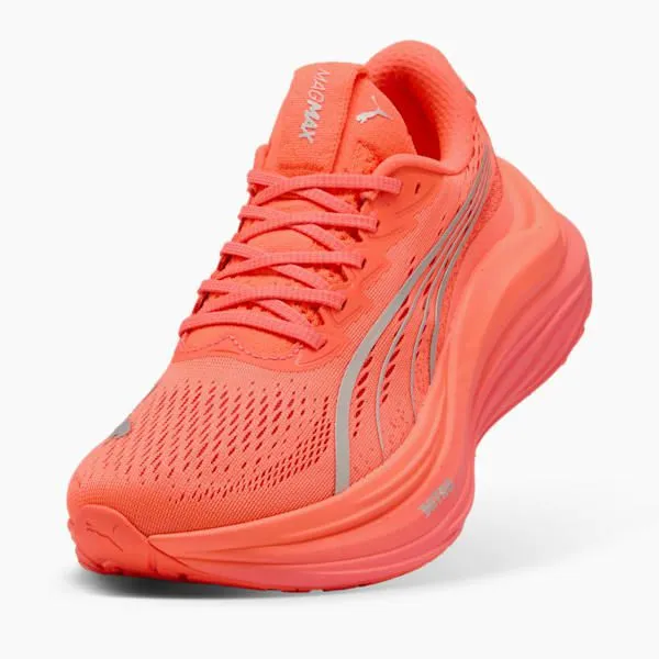 Puma Running MagMax NITRO 039s Road Running Shoes Glowing Redpuma Silver 8211 Women Puma Running MagMax NITRO 039s Road Running Shoes Glowing Redpuma Silver 8211 Women
