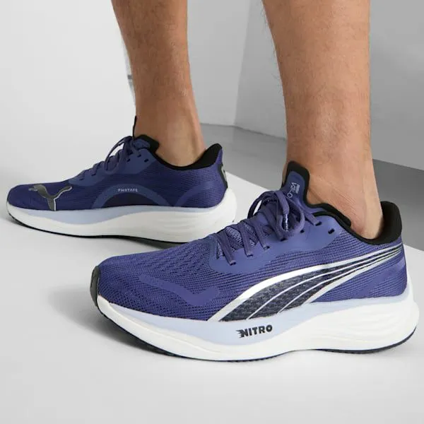 Puma Running Velocity NITRO 3 039s Road Running Shoes Blue Crystalpuma Black 8211 Men Puma Running Velocity NITRO 3 039s Road Running Shoes Blue Crystalpuma Black 8211 Men