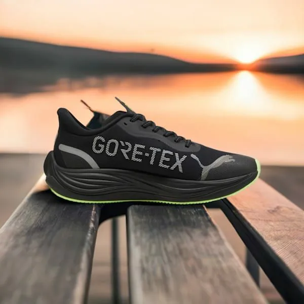Puma Running Velocity NITRO 3 GORETEX 039s Road Running Shoes Puma Blackpuma Silverfizzy Apple 8211 Men Puma Running Velocity NITRO 3 GORETEX 039s Road Running Shoes Puma Blackpuma Silverfizzy Apple 8211 Men