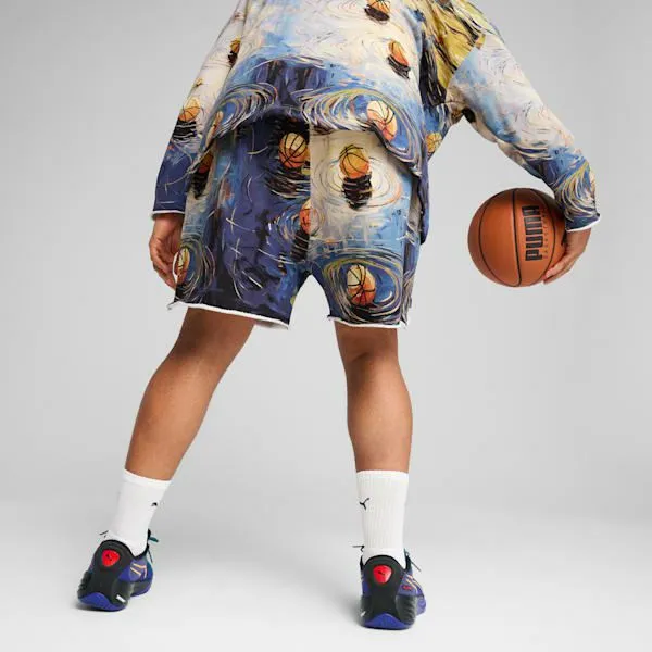 Puma Shorts Dylan Exhibit 039s Terry Basketball Shorts Vivid Blueaop 8211 Men