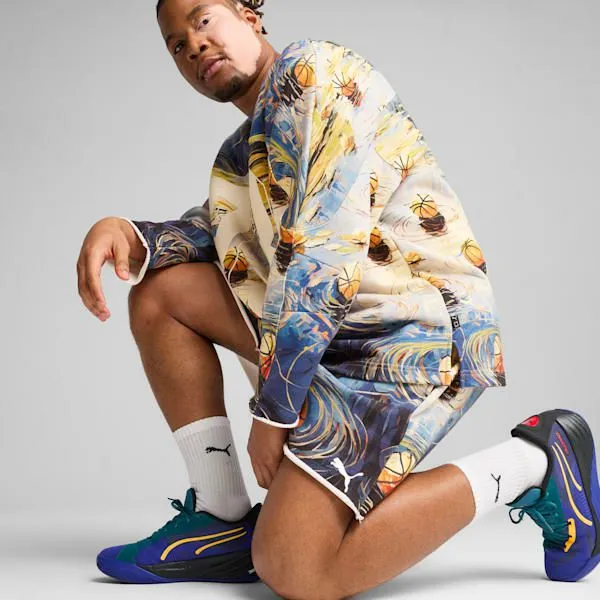 Puma Shorts Dylan Exhibit 039s Terry Basketball Shorts Vivid Blueaop 8211 Men
