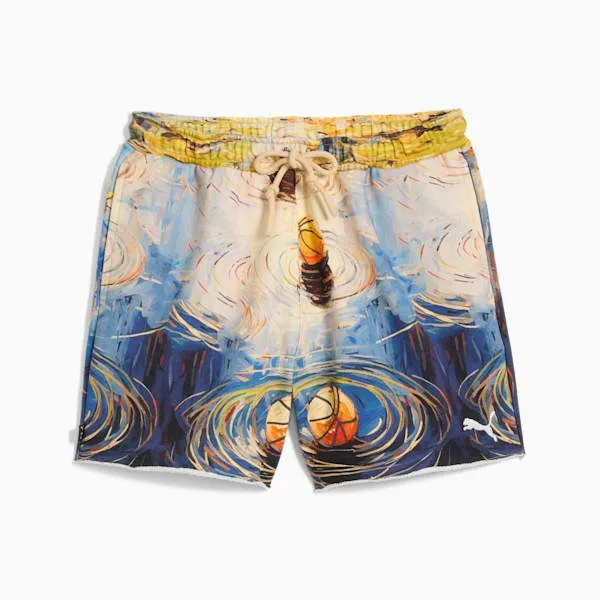 Puma Shorts Dylan Exhibit 039s Terry Basketball Shorts Vivid Blueaop 8211 Men