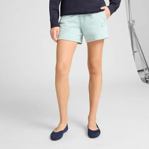 Puma Shorts Essentials Elevated 039s 5034 MidRise Shorts Modern Mint 8211 Women