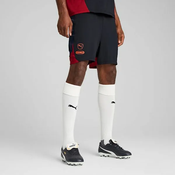 Puma Shorts KING Pro 039s Soccer Shorts New Navydark Crimson 8211 Men