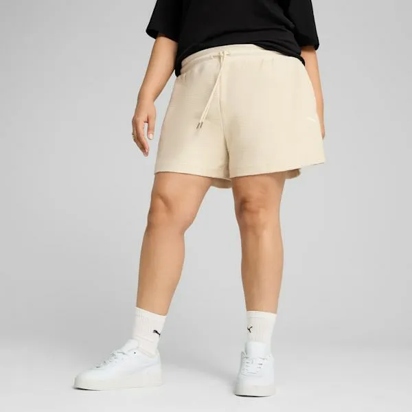 Puma Shorts Premium Essentials ALine 039s 4034 Jacquard Shorts Alpine Snow 8211 Women