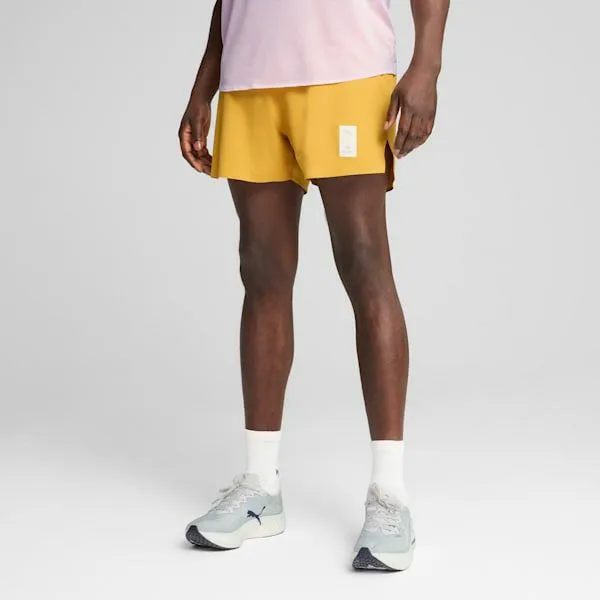 Puma Shorts PUMA X SAYSKY 039s Running Shorts Archive Gold 8211 Men