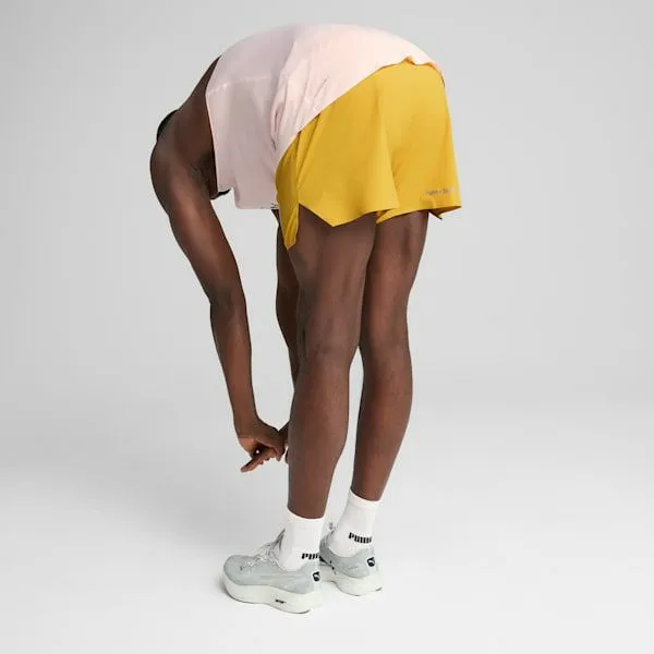 Puma Shorts PUMA X SAYSKY 039s Running Shorts Archive Gold 8211 Men