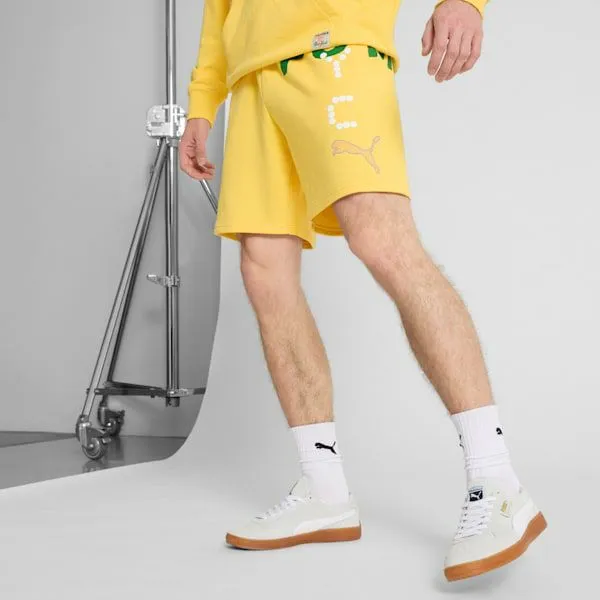 Puma Shorts Wardrobe Essentials Bright Lights NYC Flagship 039s 7034 Shorts Sunny Yellow 8211 Men Puma Shorts Wardrobe Essentials Bright Lights NYC Flagship 039s 7034 Shorts Sunny Yellow 8211 Men