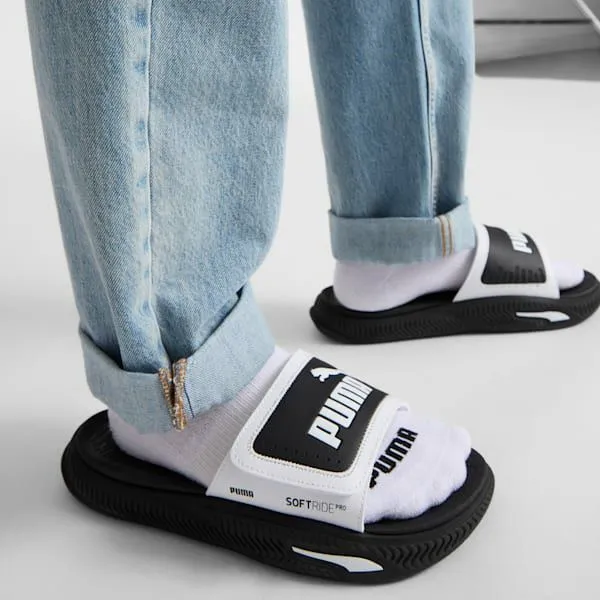Puma Slides and Sandals SoftridePro 24 V Slides Puma Whitepuma Blackpuma Black 8211 Women Puma Slides and Sandals SoftridePro 24 V Slides Puma Whitepuma Blackpuma Black 8211 Women