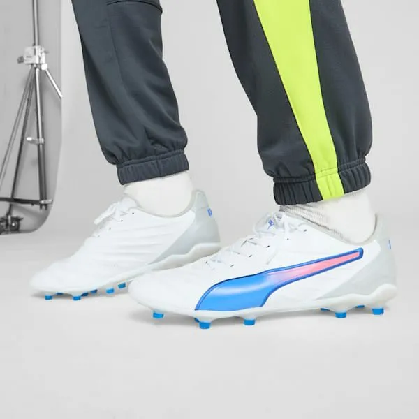 Puma Soccer Cleats KING PRO 039s FirmArtificial Ground Soccer Cleats Puma Whitebluemazingflat Light Gray 8211 Men Puma Soccer Cleats KING PRO 039s FirmArtificial Ground Soccer Cleats Puma Whitebluemazingflat Light Gray 8211 Men