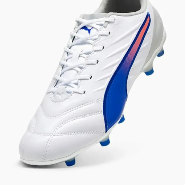 Puma Soccer Cleats KING PRO 039s FirmArtificial Ground Soccer Cleats Puma Whitebluemazingflat Light Gray 8211 Men Puma Soccer Cleats KING PRO 039s FirmArtificial Ground Soccer Cleats Puma Whitebluemazingflat Light Gray 8211 Men