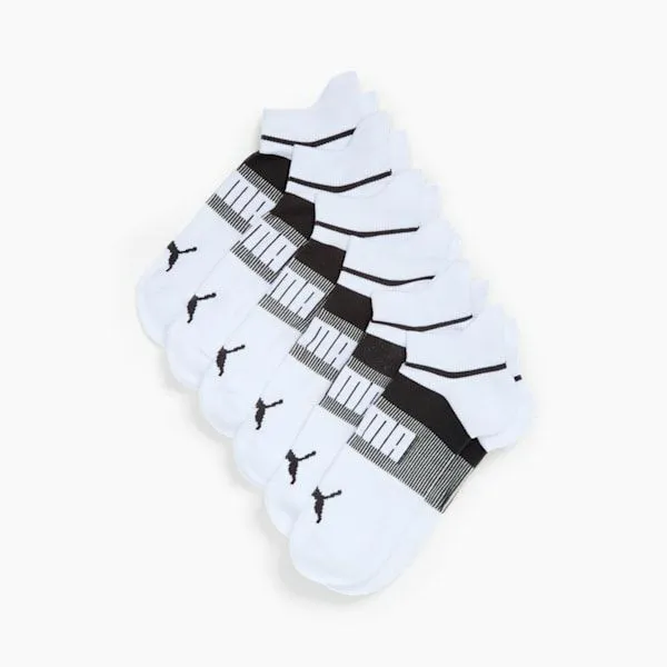 Puma Socks and Underwear 039s Extended Terry Crew LowCut Socks 6 Pairs White Black 8211 Men Puma Socks and Underwear 039s Extended Terry Crew LowCut Socks 6 Pairs White Black 8211 Men
