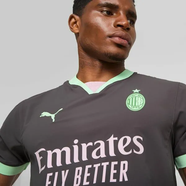Puma TShirts and Tops AC Milan 2425 Authentic Third 039s Soccer Jersey Fresh Mint 8211 Men Puma TShirts and Tops AC Milan 2425 Authentic Third 039s Soccer Jersey Fresh Mint 8211 Men