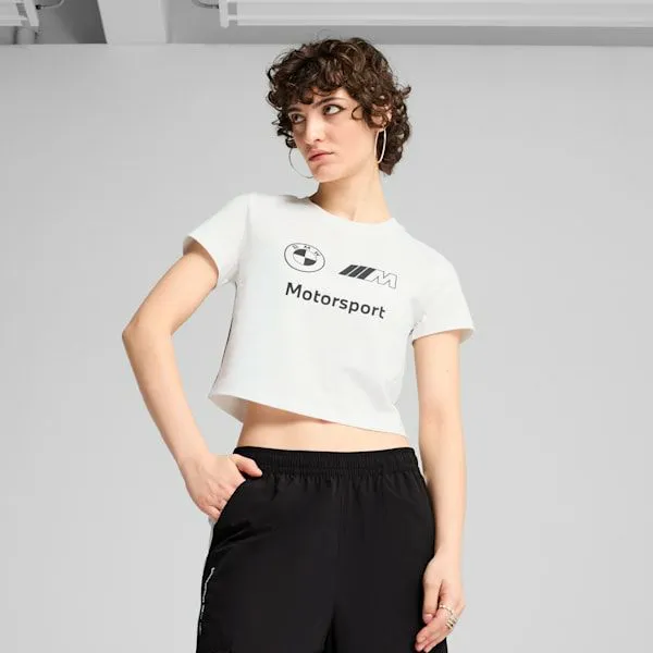 Puma TShirts and Tops BMW M Motorsport 039s Graphic Baby Tee Puma White 8211 Women Puma TShirts and Tops BMW M Motorsport 039s Graphic Baby Tee Puma White 8211 Women