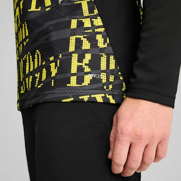 Puma TShirts and Tops Borussia Dortmund 039s PreMatch QuarterZip Top Puma Blackfaster Yellow 8211 Men Puma TShirts and Tops Borussia Dortmund 039s PreMatch QuarterZip Top Puma Blackfaster Yellow 8211 Men