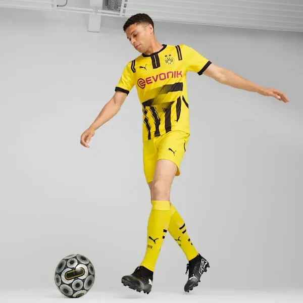 Puma TShirts and Tops Borussia Dortmund 2425 Cup Replica 039s Soccer Jersey Faster Yellowpuma Black 8211 Men Puma TShirts and Tops Borussia Dortmund 2425 Cup Replica 039s Soccer Jersey Faster Yellowpuma Black 8211 Men